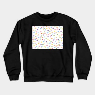 Anticipiating countdown - rainbow colors Crewneck Sweatshirt